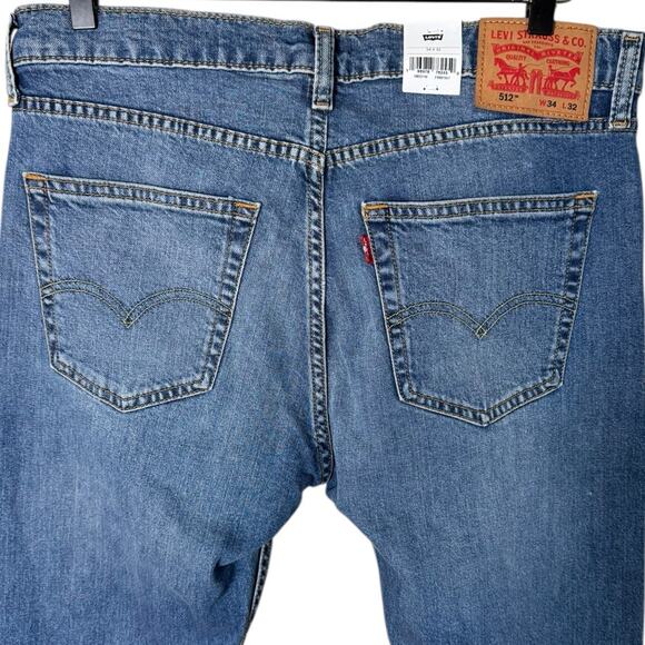 Levi’s Men’s Sz 34 x 32 Slim Taper Jeans New NWT - Picture 6 of 8